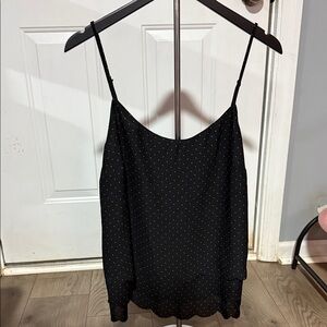 Elle Black and White Polka Dot Camisole